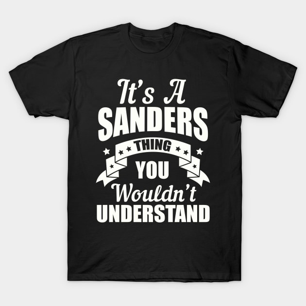 Sanders Thing T-Shirt by moclan